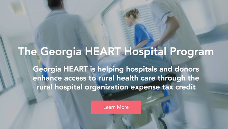 Click Here to Learn More above Georgia Heart Hospital Program